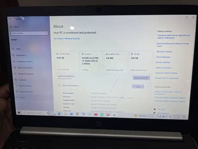 Hp Laptop i3 7 gen phn 03184413025