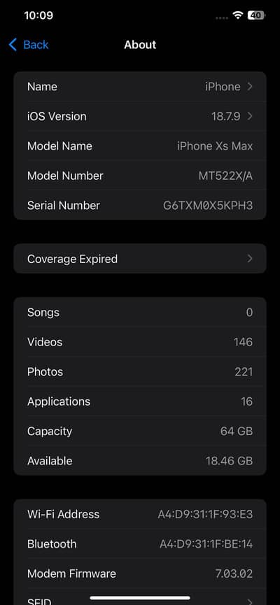 Apple iPhone XS Max