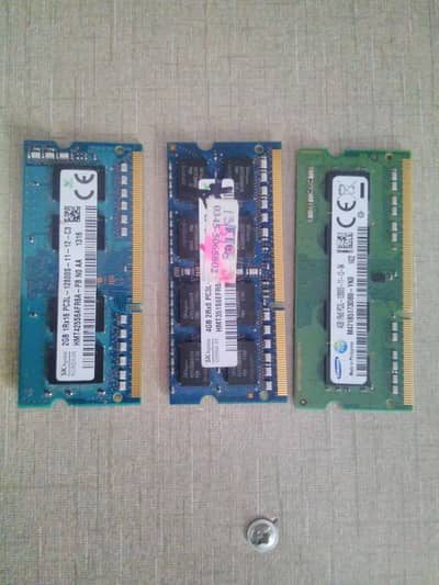 4 GB ddr3 and 2 GB Ram ddr3  for sale
