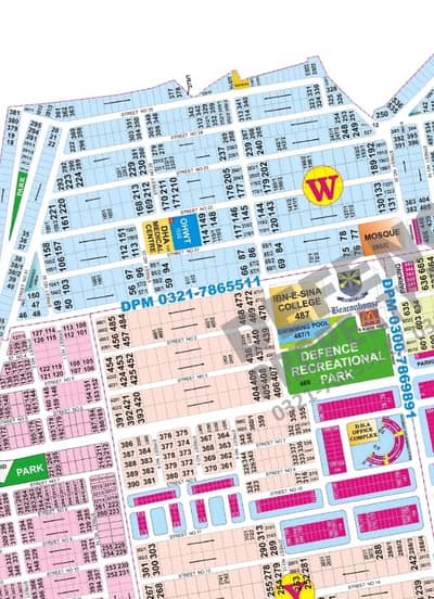 6Kanal 12Marla Corner Plot For Sale Block W , Meeting Possible