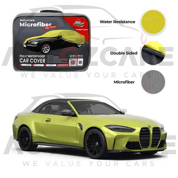 BMW M4 Microfiber Car Top Cover - Model 2020-2026