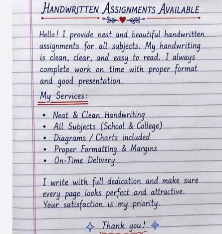 Assignment writing 0