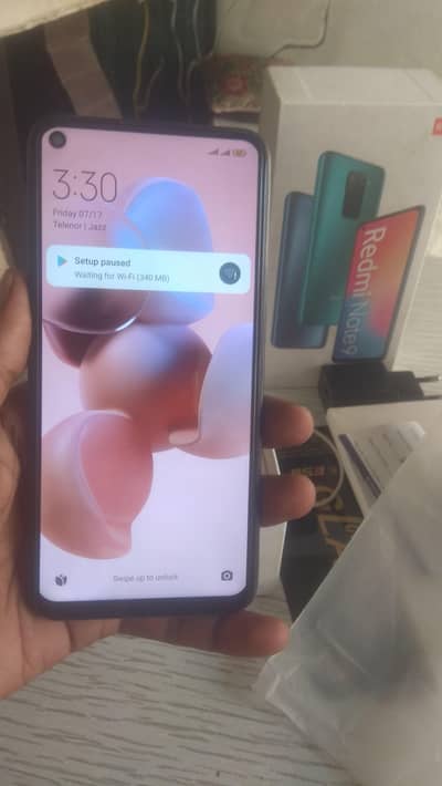 redmi Note 9 4gb. . 128gb. . . new condition 03474721594