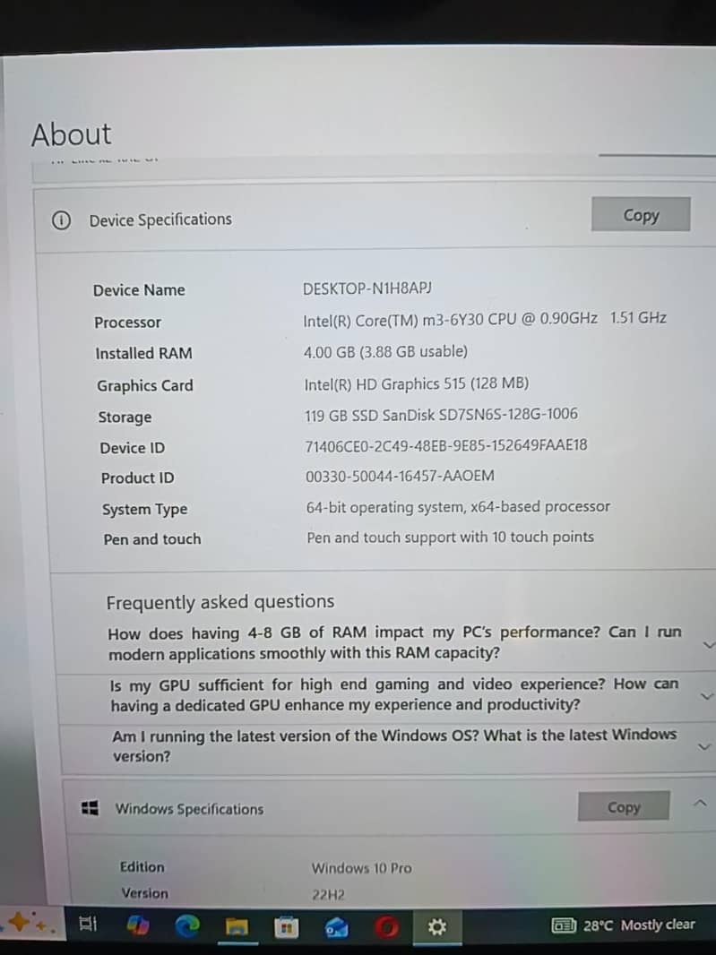 Hp Elithe x2 5