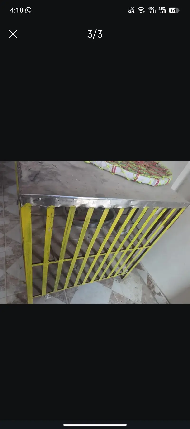 Cage for chicken shop weight round about 40kg steel sheet applied — photo 3