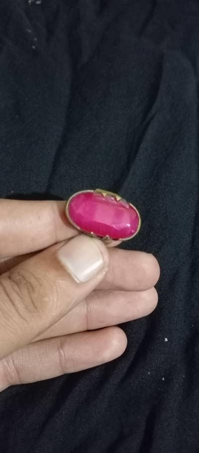 pure natural ruby stone 100& pure