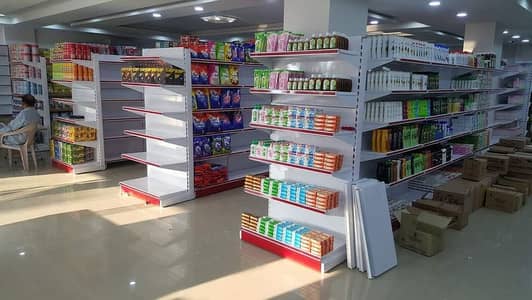 super store display racks cash counter available