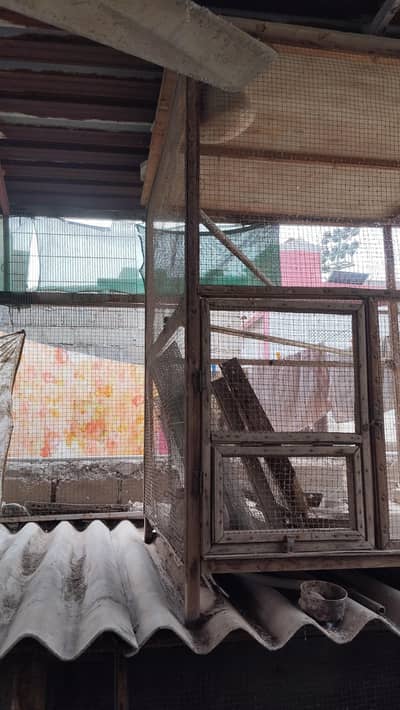 wooden cage