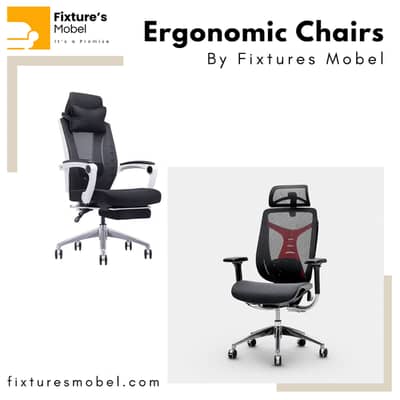 Executive Office Chair, Ergonomic Chair, Chair with Footrest