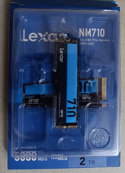 2TB Lexar NM710 Gen4 with Box 100 Health