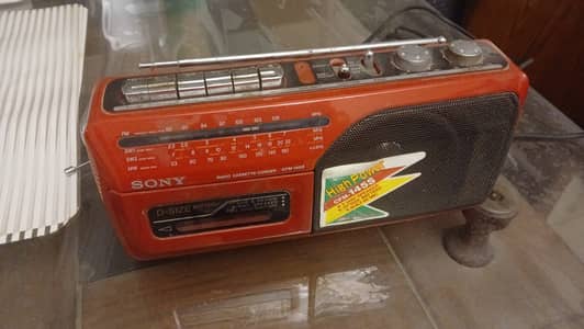 Sonny casetter player with radio not working filhal needs repair