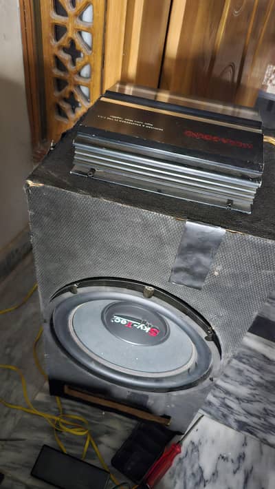 Amplifier With subwoofer 12Inch
