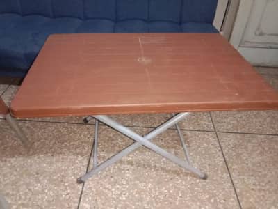2 table and 8 chairs onlyb2 month used urgent for sale