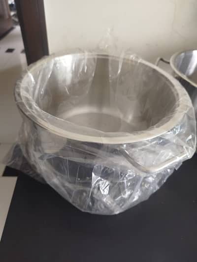 Thermo Stainless steel with double bottom dejki set