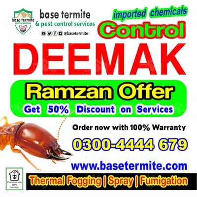 Termite control , Deemak control, Dengue spary,Fumgation,Pest control
