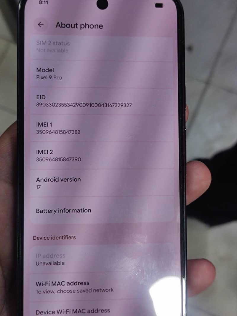 Google Pixel 9 Pro 8