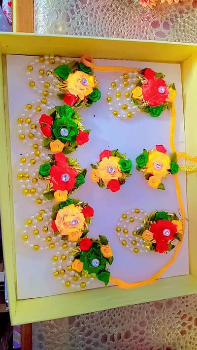 5 pc Jewelry set for mehndi brides