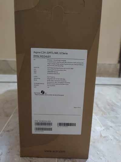 Acer Aspire C24B-GARL All-In-One PC | Intel Core Ultra 5 (AI Boost)