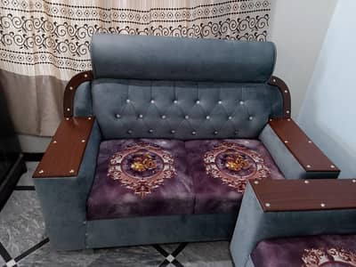 Luxury 6 Seater Sofa Set (3+2+1) - Excellent Condition