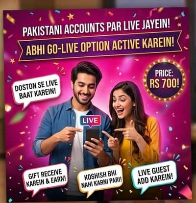 Social Media App Live Stream Setup & Activation Service