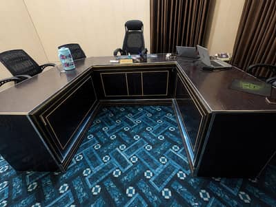 Premium U-Shaped Executive Workstation Table