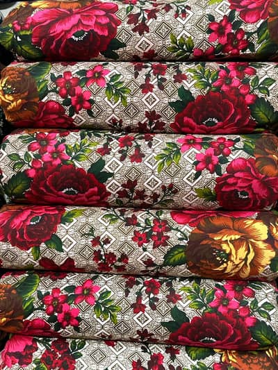 Premium Floral Cotton Bedsheet | Soft Printed Double Bed Sheet | Eleg