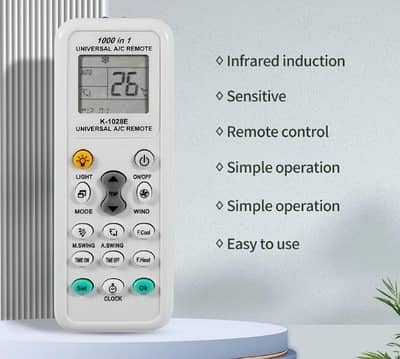 Universal Ac Remote Control  K-1028E