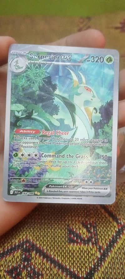Pokémon Serperior ex Full Art Card – Rare Collectible