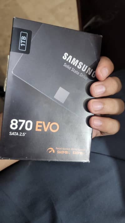 Samsung 870 EVO 1TB SATA SSD – Box Packed – 5 Years Warranty