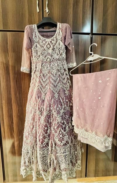 Bridal Maxi/ Bridal Dress/ Wedding dress / Fancy /walima barat dress