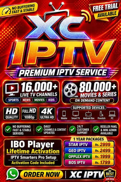  Premium IPTV – 16,000+ Live TV Channels & 80,000+ Movies