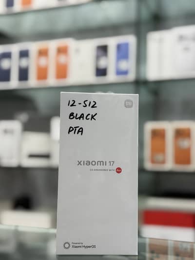 XIAOMI 17 12-512 GB BLACK OFFICIAL PTA APPROVED BOX PACK
