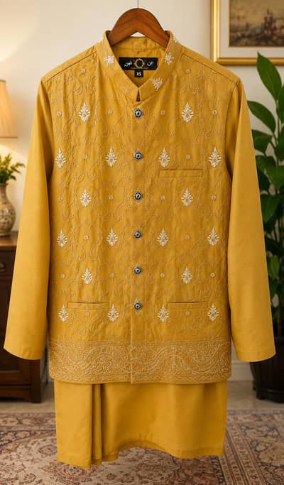 Wedding Groom dress Mehndi & waleema