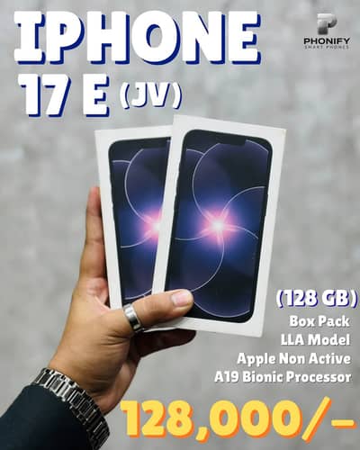iPhone 17e Jv 128gb Box Pack Non Active