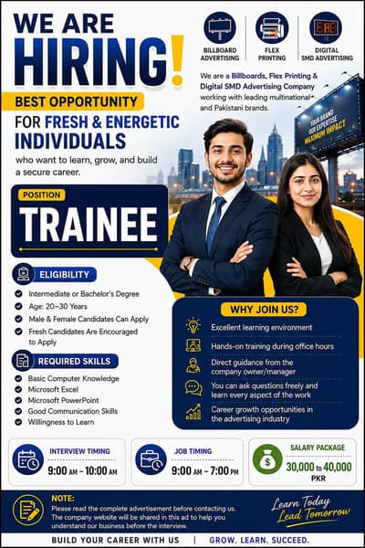 Jobs for Male / Female