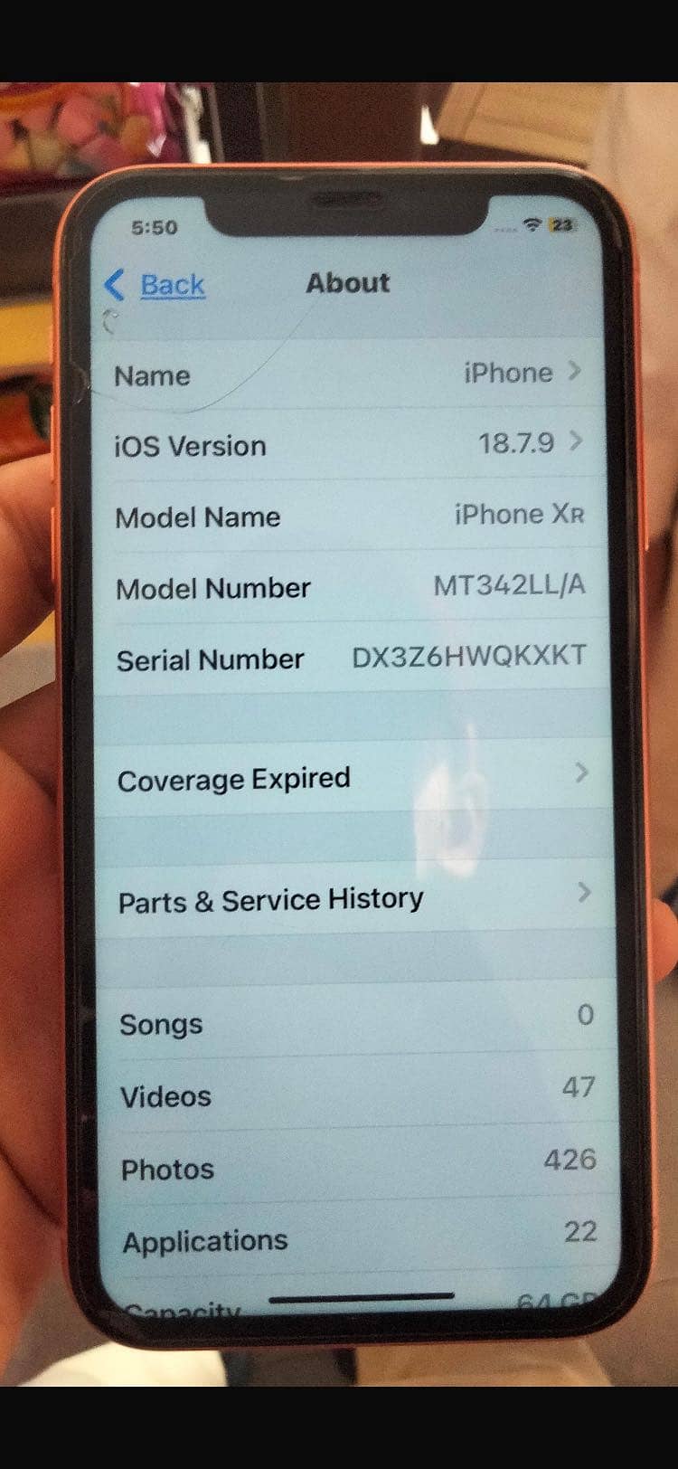 iphone xr 4