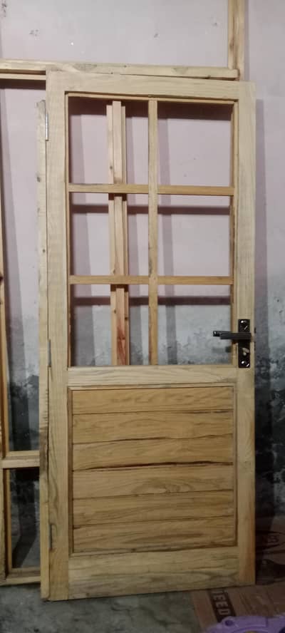 Shop wooden Frame with glass