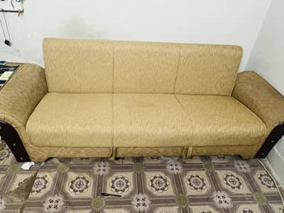Light Brown Colour Sofa Combed For sale
