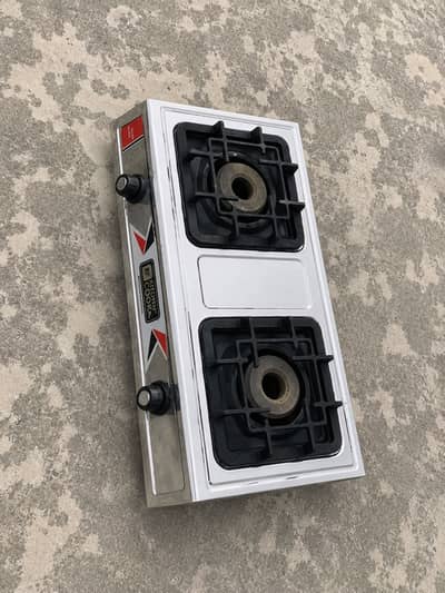Kitchen Cook 2 Burner Gas Stove – Fully Working – Heavy Duty