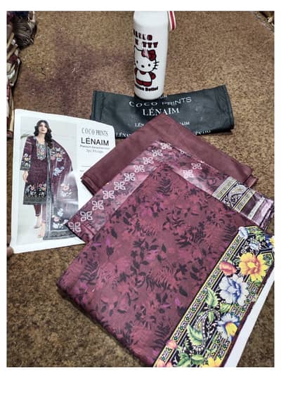 Swiss Lawn 3 Piece Printed Suit | Premium Quality | Ladies Unstitched