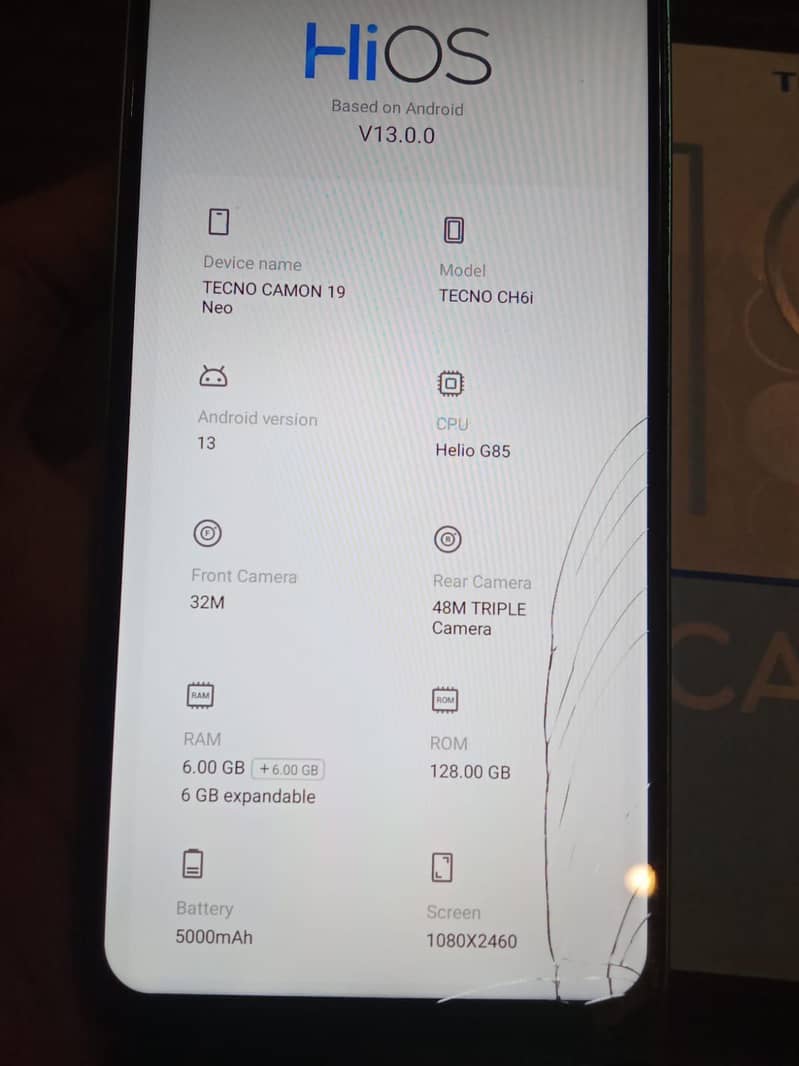 Tecno Camon 19 7