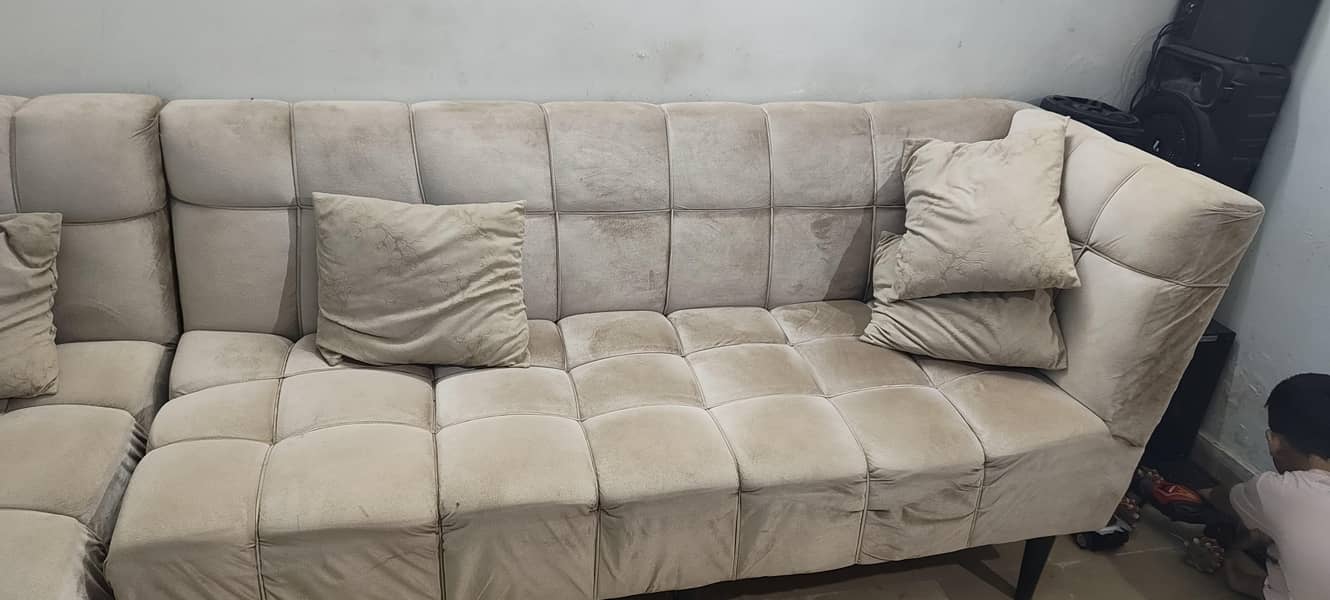 L shape sofaa 6seater 2