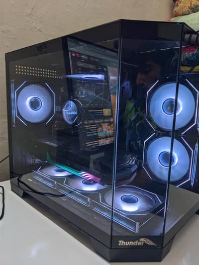 Gaming pc with 3070ti card liquid cooler