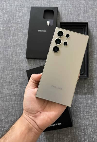 Samsung Galaxy S24 Ultra 12/512 Complete Box Urgent Sale Connect Wtp