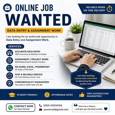 Fast, Affordable & Professional Online Work Services