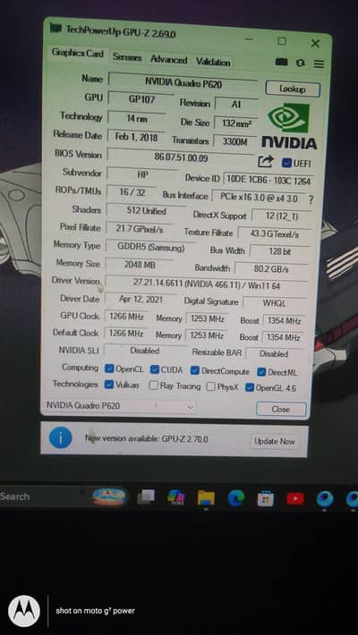 Quadro p620
