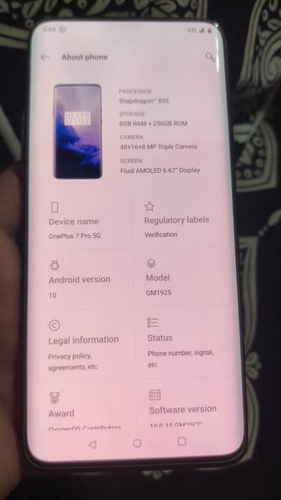 One Plus 7 Pro