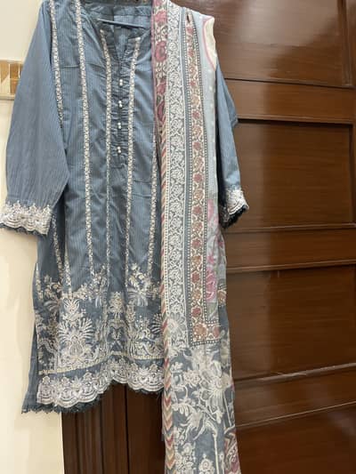 2 piece article from khaadi stitched, brand new condition