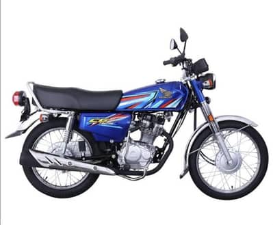 Honda 125 blue 