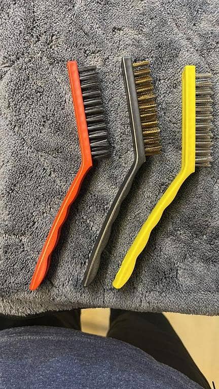 Car 3 pec Engine Brushes Big